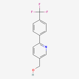 (6-(4-(Trifluoromethyl)phenyl)pyridin-3-yl)methanol
