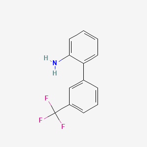 molecular formula C13H11ClF3N B3024425 3'-Trifluoromethylbiphenyl-2-ylamine CAS No. 365-06-0