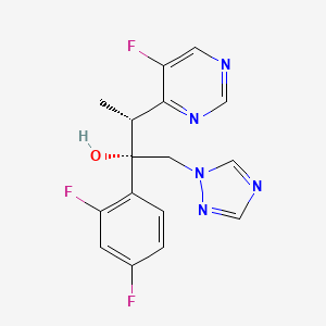 molecular formula C16H14F3N5O B3024431 反式伏立康唑 CAS No. 188416-29-7