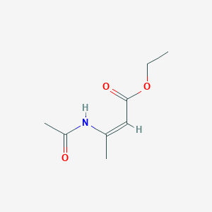 molecular formula C8H13NO3 B3024439 (Z)-Ethyl 3-acetamidobut-2-enoate CAS No. 23652-56-4