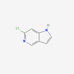 molecular formula C7H5ClN2 B3024455 6-氯-1H-吡咯并[3,2-c]吡啶 CAS No. 74976-31-1