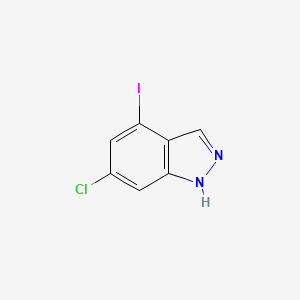 molecular formula C7H4ClIN2 B3024472 6-Chloro-4-iodo-1H-indazole CAS No. 885519-56-2