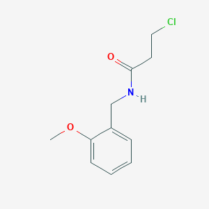 3-Chloro-N-(2-methoxybenzyl)propanamide