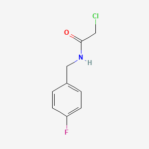 2-chloro-N-(4-fluorobenzyl)acetamide