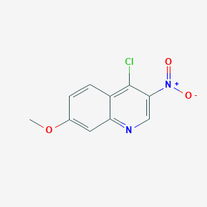 molecular formula C10H7ClN2O3 B3024479 4-Chloro-7-methoxy-3-nitroquinoline CAS No. 1026963-05-2