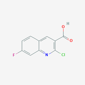 2-Chloro-7-fluoroquinoline-3-carboxylic acid