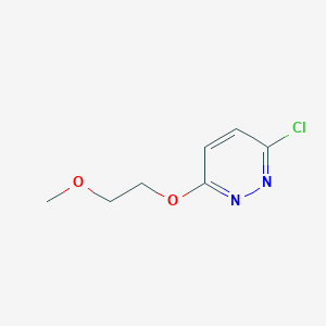 molecular formula C7H9ClN2O2 B3024490 3-Chloro-6-(2-methoxyethoxy)pyridazine CAS No. 147362-91-2