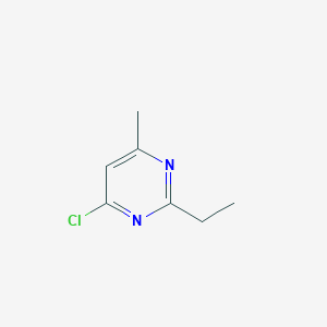 molecular formula C7H9ClN2 B3024495 4-Chloro-2-ethyl-6-methylpyrimidine CAS No. 55108-54-8