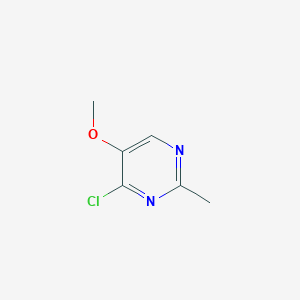 molecular formula C6H7ClN2O B3024496 4-Chloro-5-methoxy-2-methylpyrimidine CAS No. 698-33-9