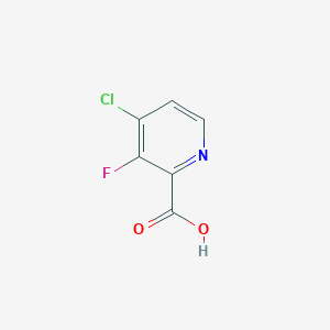 molecular formula C6H3ClFNO2 B3024503 4-Chloro-3-fluoropicolinic acid CAS No. 860296-21-5