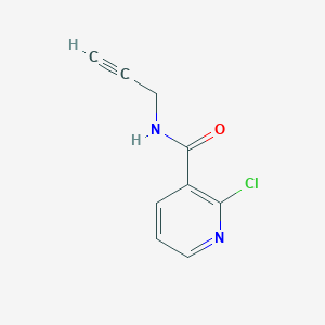 molecular formula C9H7ClN2O B3024507 2-chloro-N-(prop-2-yn-1-yl)pyridine-3-carboxamide CAS No. 56739-17-4