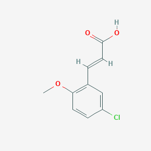 molecular formula C10H9ClO3 B3024531 (E)-3-(5-Chloro-2-methoxyphenyl)acrylic acid CAS No. 90798-07-5
