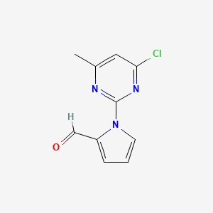 1-(4-chloro-6-methylpyrimidin-2-yl)-1H-pyrrole-2-carbaldehyde
