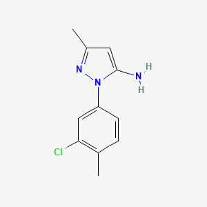 1-(3-chloro-4-methylphenyl)-3-methyl-1H-pyrazol-5-amine
