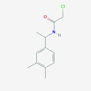 2-chloro-N-[1-(3,4-dimethylphenyl)ethyl]acetamide