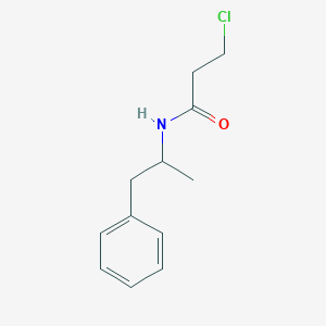 3-chloro-N-(1-phenylpropan-2-yl)propanamide