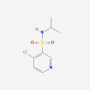 molecular formula C8H11ClN2O2S B3024554 4-chloro-N-(propan-2-yl)pyridine-3-sulfonamide CAS No. 59582-92-2