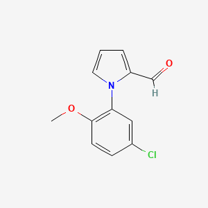 1-(5-chloro-2-methoxyphenyl)-1H-pyrrole-2-carbaldehyde