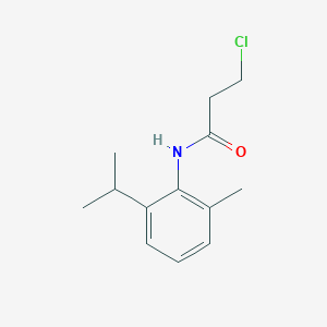 molecular formula C13H18ClNO B3024558 3-Chloro-N-(2-isopropyl-6-methylphenyl)propanamide CAS No. 546079-44-1