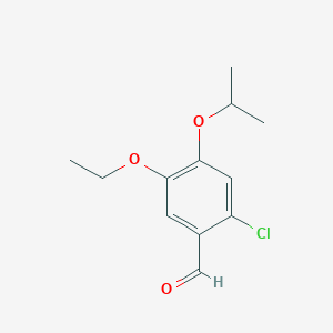 2-Chloro-5-ethoxy-4-isopropoxybenzaldehyde