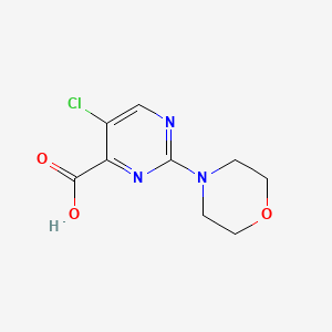 5-Chloro-2-morpholin-4-ylpyrimidine-4-carboxylic acid