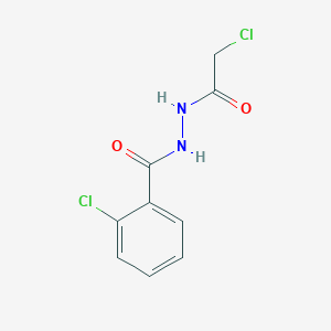molecular formula C9H8Cl2N2O2 B3024566 2-chloro-N'-(chloroacetyl)benzohydrazide CAS No. 52093-13-7