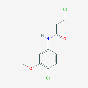 3-Chloro-N-(4-chloro-3-methoxyphenyl)propanamide