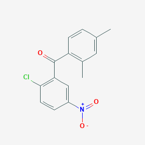 (2-Chloro-5-nitrophenyl)(2,4-dimethylphenyl)methanone