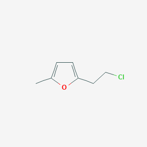 molecular formula C7H9ClO B3024604 2-(2-Chloroethyl)-5-methylfuran CAS No. 62429-64-5