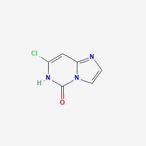 molecular formula C6H4ClN3O B3024609 7-氯咪唑并[1,2-C]嘧啶-5(6H)-酮 CAS No. 56817-09-5