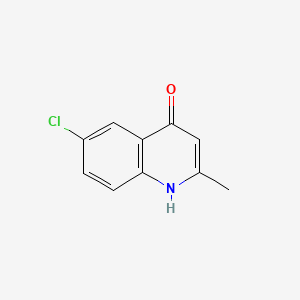 molecular formula C10H8ClNO B3024621 6-Chloro-2-methylquinolin-4-ol CAS No. 83842-54-0