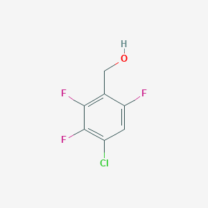 molecular formula C7H4ClF3O B3024625 4-氯-2,3,6-三氟苄醇 CAS No. 252004-68-5
