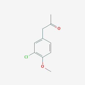 molecular formula C10H11ClO2 B3024627 1-(3-Chloro-4-methoxyphenyl)propan-2-one CAS No. 90617-51-9