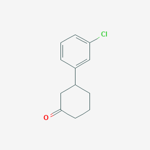 3-(3-Chlorophenyl)cyclohexanone