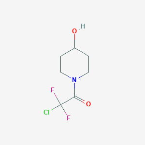 molecular formula C7H10ClF2NO2 B3024629 2-氯-2,2-二氟-1-(4-羟基哌啶基)-1-乙酮 CAS No. 478258-79-6