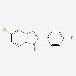5-chloro-2-(4-fluorophenyl)-1H-indole