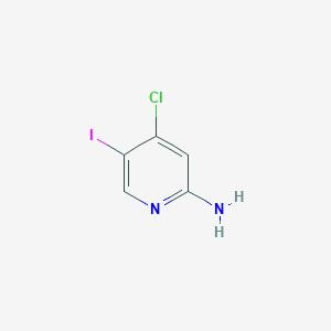 molecular formula C5H4ClIN2 B3024639 4-Chloro-5-iodopyridin-2-amine CAS No. 670253-37-9