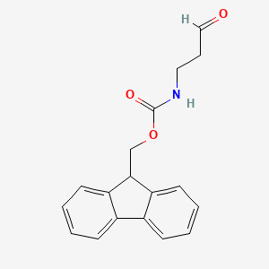 Carbamic acid, (3-oxopropyl)-, 9H-fluoren-9-ylmethyl ester
