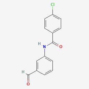 4-Chloro-N-(3-formyl-phenyl)-benzamide
