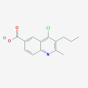 4-Chloro-2-methyl-3-propylquinoline-6-carboxylic acid
