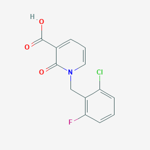 1-(2-Chloro-6-fluorobenzyl)-2-oxo-1,2-dihydro-3-pyridinecarboxylic acid
