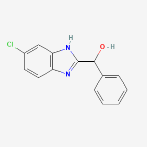 molecular formula C14H11ClN2O B3024655 (5-Chloro-1h-benzimidazol-2-yl)(phenyl)methanol CAS No. 17753-02-5