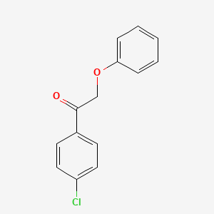molecular formula C14H11ClO2 B3024656 1-(4-Chlorophenyl)-2-phenoxyethanone CAS No. 41806-25-1
