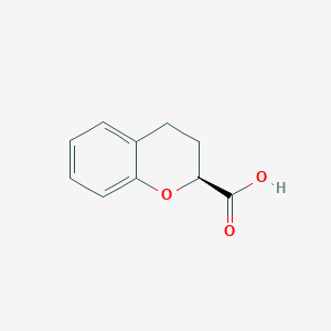 molecular formula C10H10O3 B3024661 (S)-色满-2-羧酸 CAS No. 83780-46-5