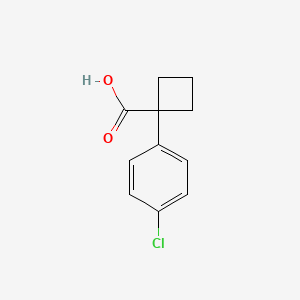 molecular formula C11H11ClO2 B3024666 1-(4-Chlorophenyl)cyclobutanecarboxylic acid CAS No. 50921-39-6
