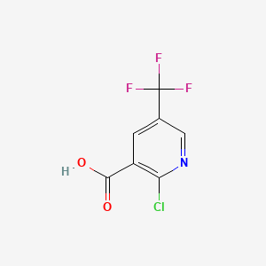 molecular formula C7H3ClF3NO2 B3024677 2-Chloro-5-(trifluoromethyl)nicotinic acid CAS No. 505084-59-3