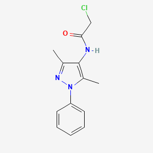 2-chloro-N-(3,5-dimethyl-1-phenyl-1H-pyrazol-4-yl)acetamide