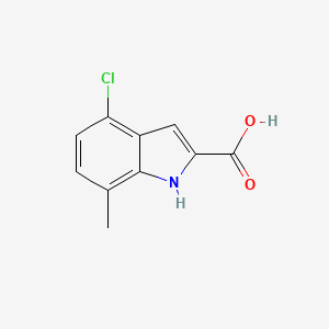 4-chloro-7-methyl-1H-indole-2-carboxylic Acid