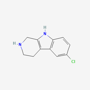 molecular formula C11H11ClN2 B3024712 6-氯-2,3,4,9-四氢-1H-β-咔啉 CAS No. 23046-68-6