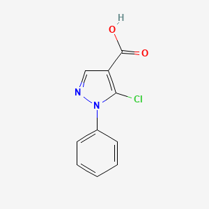 molecular formula C10H7ClN2O2 B3024716 5-chloro-1-phenyl-1H-pyrazole-4-carboxylic acid CAS No. 54367-64-5